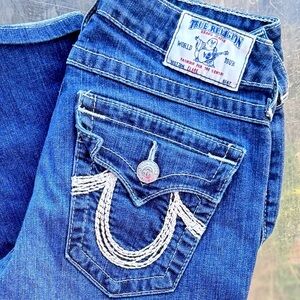 True Religion Women’s Boot Cut Classic Horseshoe size 27 Jeans